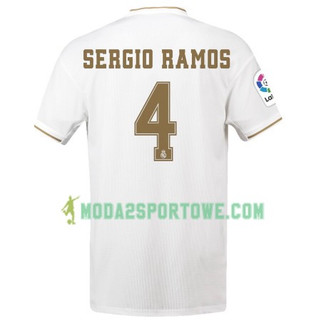 Koszulka Real Madryt Sergio Ramos 4 Domowe Stroje Piłkarskie 2019/20 Krótki Rękaw